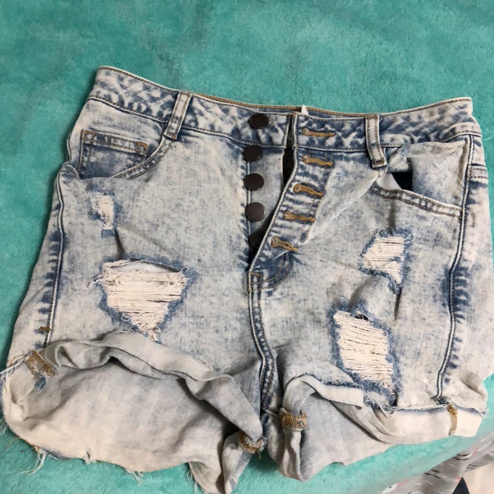 High waisted shorts